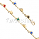 BR004C  Gold Layered CZ Bracelet