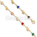 BR005C  Gold Layered CZ Bracelet