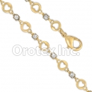BR059  Gold Layered CZ Bracelet