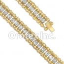 BR061  Gold Layered CZ Bracelet