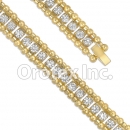 BR061  Gold Layered CZ Bracelet