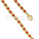 BR155 Orotex Gold Layered Bracelet