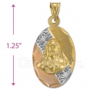 CH27-3  Gold Layered Sagrado Corazon Charm