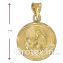 CH27-6G Gold Layered Charm