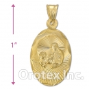 CH32-3G Gold Layered Charm