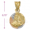 CH33-3  Gold Layered Sagrado Corazon Charm