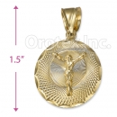 Orotex Gold Layered Charm