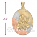 CL34 Gold Layered Tri-color Charm