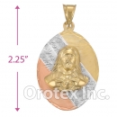 CL35B Gold Layered Tri-color Charm