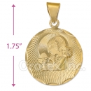 CL51  Gold Layered First Communion Charm (Girls)
