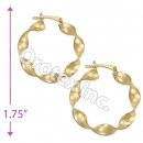 EH064 Gold Layered Hoop Earrings