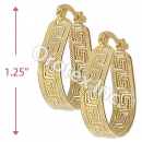 EH083 Gold Layered Hoop Earrings