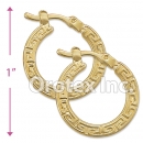 EH094 Gold Layered Hoop Earrings