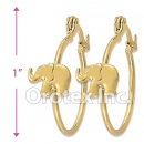 EH108 Gold Layered Hoop Earrings