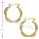 EH111 Gold Layered Hoop Earrings