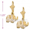 EL006 Gold Layered Long Earrings