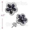 925 Sterling CZ Stud Earring