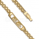 Orotex Gold Layered Fancy W bracelets