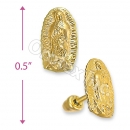 Orotex Gold Layered Stud Earrings