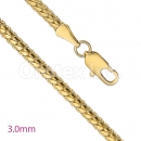 GFC2-12 Gold Layered Fancy Chain 3.0mm