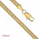 GFC2-13 Gold Layered Fancy Chain 4.00mm