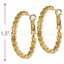 Orotex Gold Layered Hoop Earrings