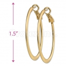 Orotex Gold Layered Hoop Earrings