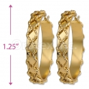 Orotex Gold Layered Hoop Earrings