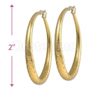 Orotex Gold Layered Hoop Earrings