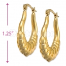 Orotex Gold Layered Hoop Earrings