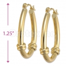 Orotex Gold Layered Hoop Earrings