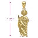 Orotex Gold layered St. Jude Charm