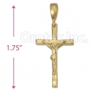 Orotex Gold Layered Cross