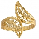 Orotex Gold Layered Ladies Filligree Ring