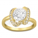 JAB008 Gold Layered CZ Ring