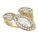 R061C Gold Layered CZ Ring