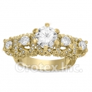 Gold Layered Fancy Cz Women’s Engagement Ring