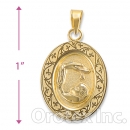 Orotex Gold Layered Pendant